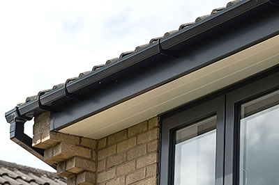 replacement roofline products include fascia, soffit, bargeboards, cladding, guttering & downpipes