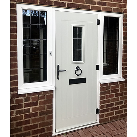 Cottage style composite entrance doors from solihull windows....